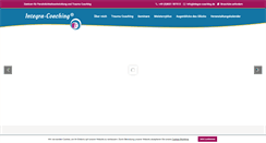 Desktop Screenshot of integra-coaching.de